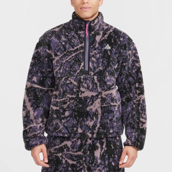 Nike ACG Therma-FIT Windproof 1/2 zip Sherpa Jacket Pullover M - Picture 1 of 15